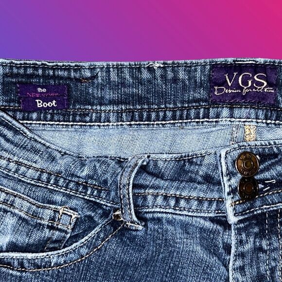 Plus Size VGS Vigoss The New York Bootcut Jeans Size 14 32x31 #112 - Picture 2 of 6